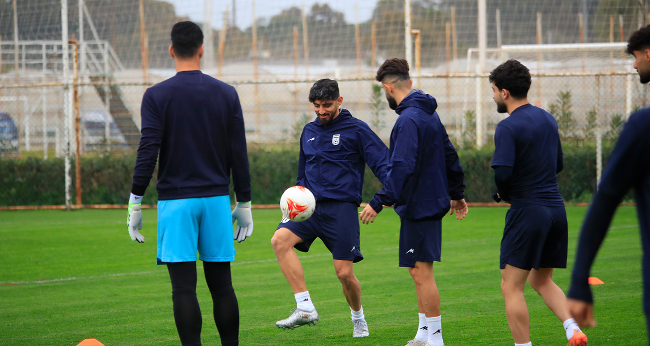 İRAN MİLLİ TAKIMI KAMP İÇİN ANTALYA’YA GELDİ 