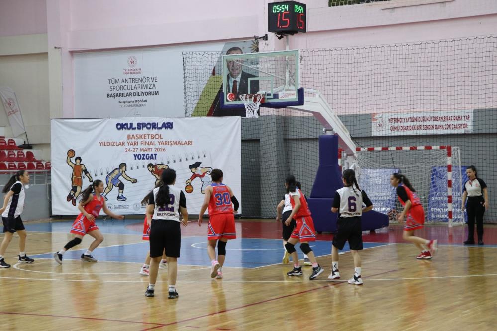 TÜRKİYE BASKETBOL YARI FİNAL MÜSABAKALARI YOZGAT’TA BAŞLADI