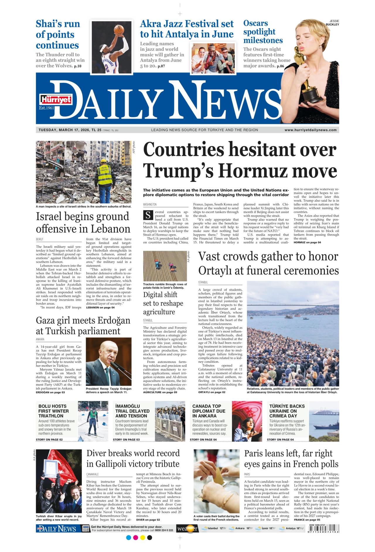 Hürriyet Daily News