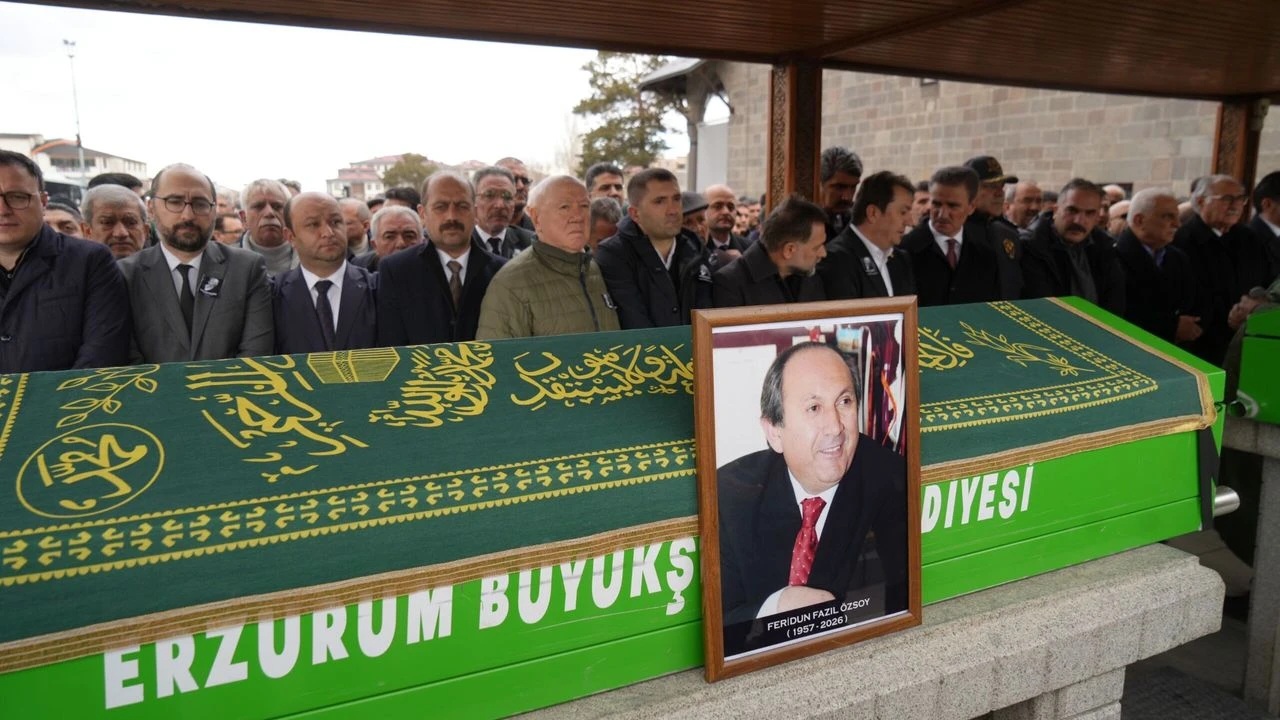 ERZURUM MEDYASININ DUAYEN GAZETECİSİ ÖZSOY EBEDİYETE UĞURLANDI