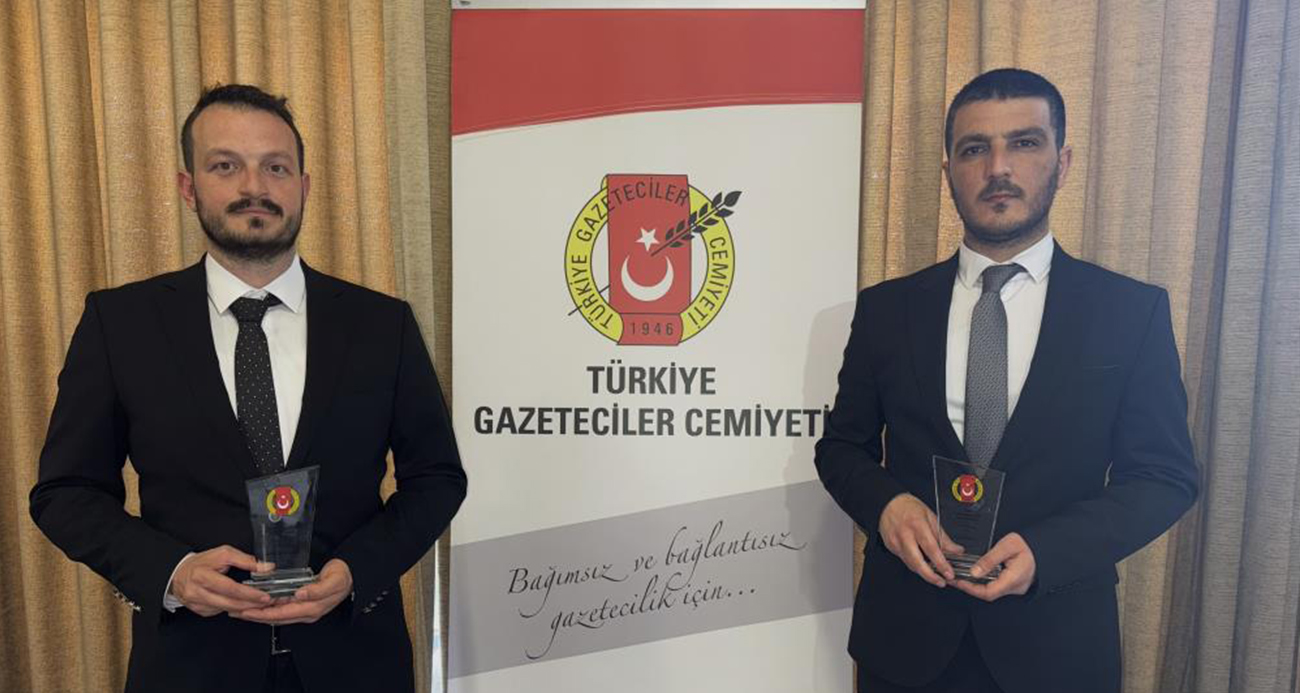 TÜRKİYE GAZETECİLER CEMİYETİ’NDEN İHA’YA ÖDÜL 