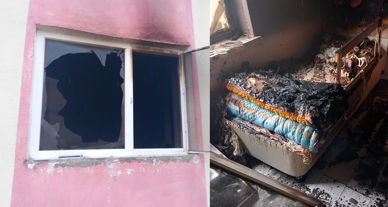 NEVŞEHİR’DE YILDIRIM DÜŞEN EVDE YANGIN ÇIKTI 