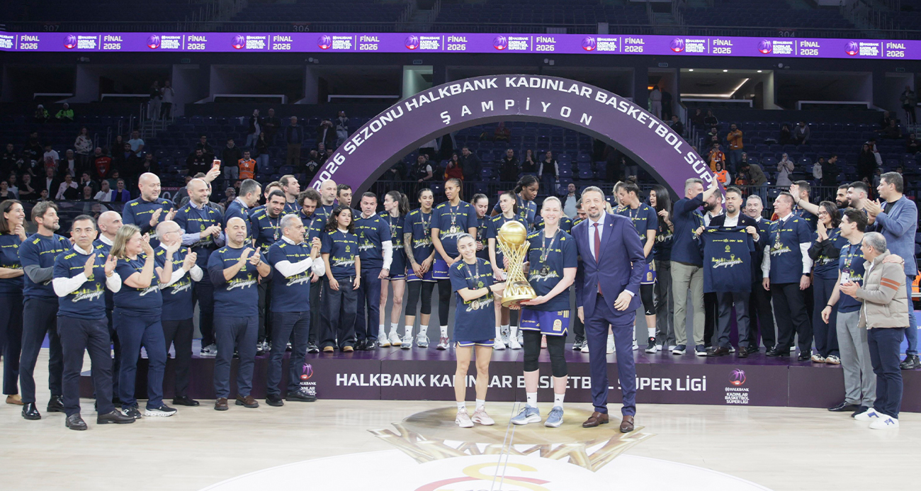 KADINLAR BASKETBOLDA ŞAMPİYON FENERBAHÇE 