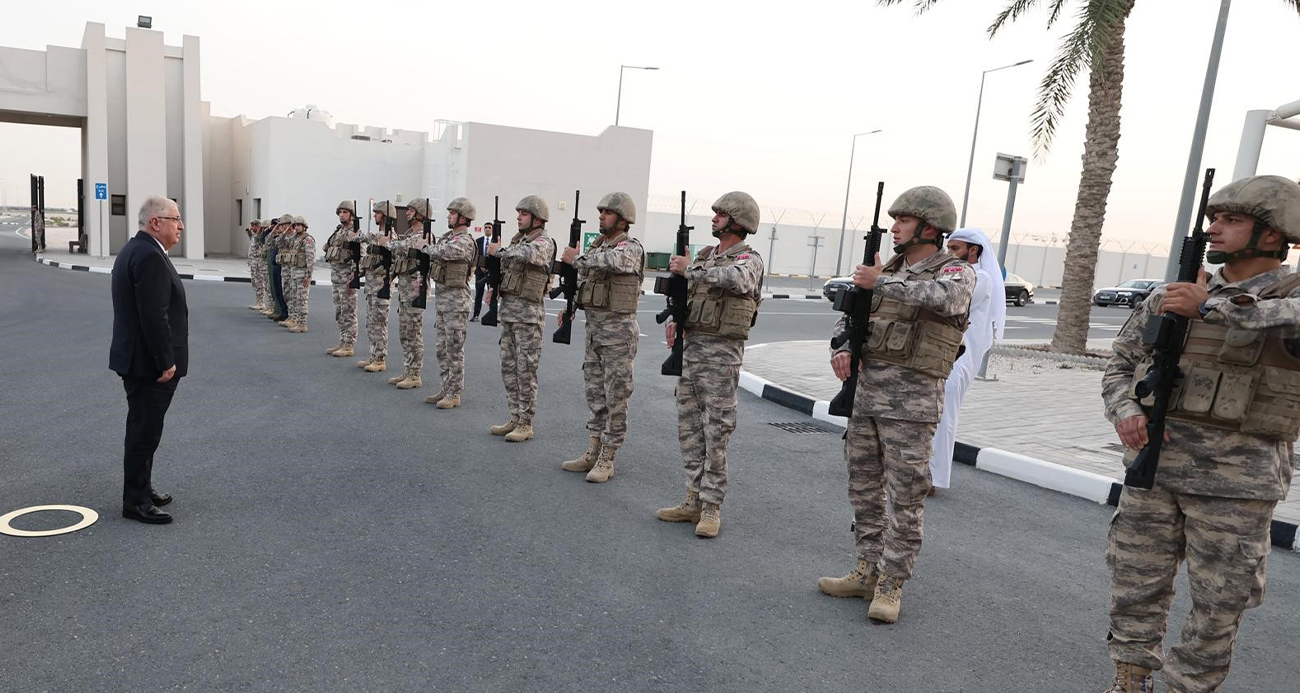 MİLLİ SAVUNMA BAKANI GÜLER KATAR’DA