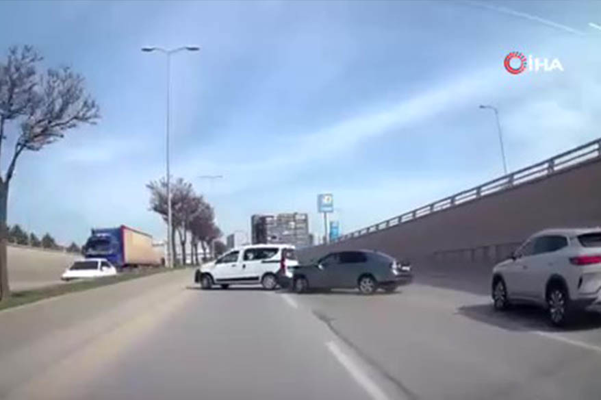 MAKAS ATARKEN KAZAYA SEBEP OLDU... O ANLAR KAMERADA