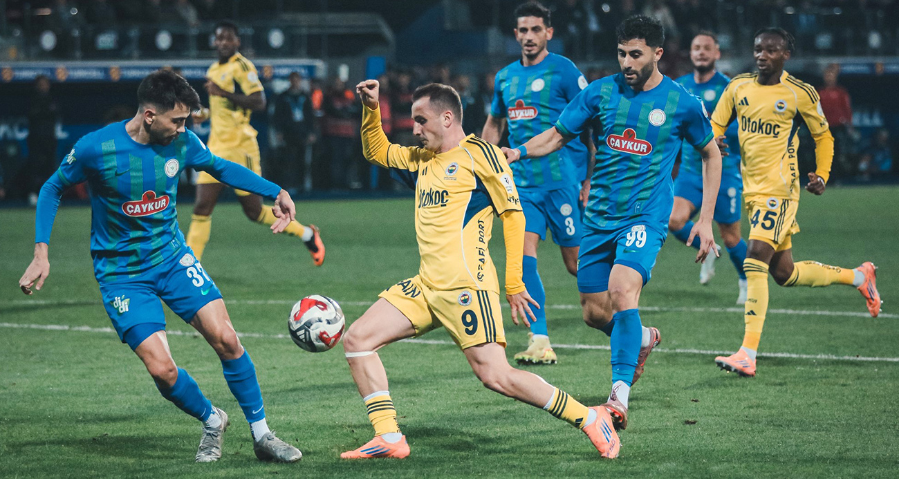 FENERBAHÇE İLE ÇAYKUR RİZESPOR 48. RANDEVUDA 