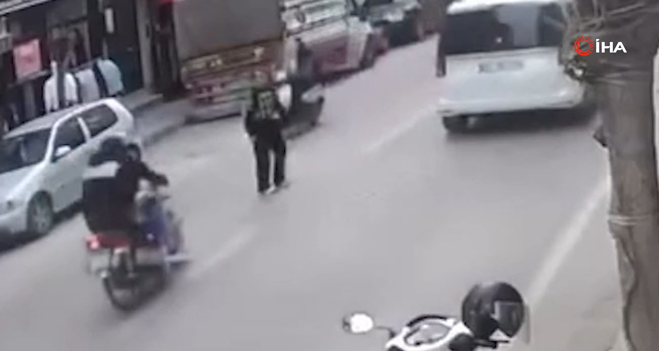 KÜÇÜK KIZA ÇARPTI, ARKASINA BİLE BAKMADAN KAÇTI 