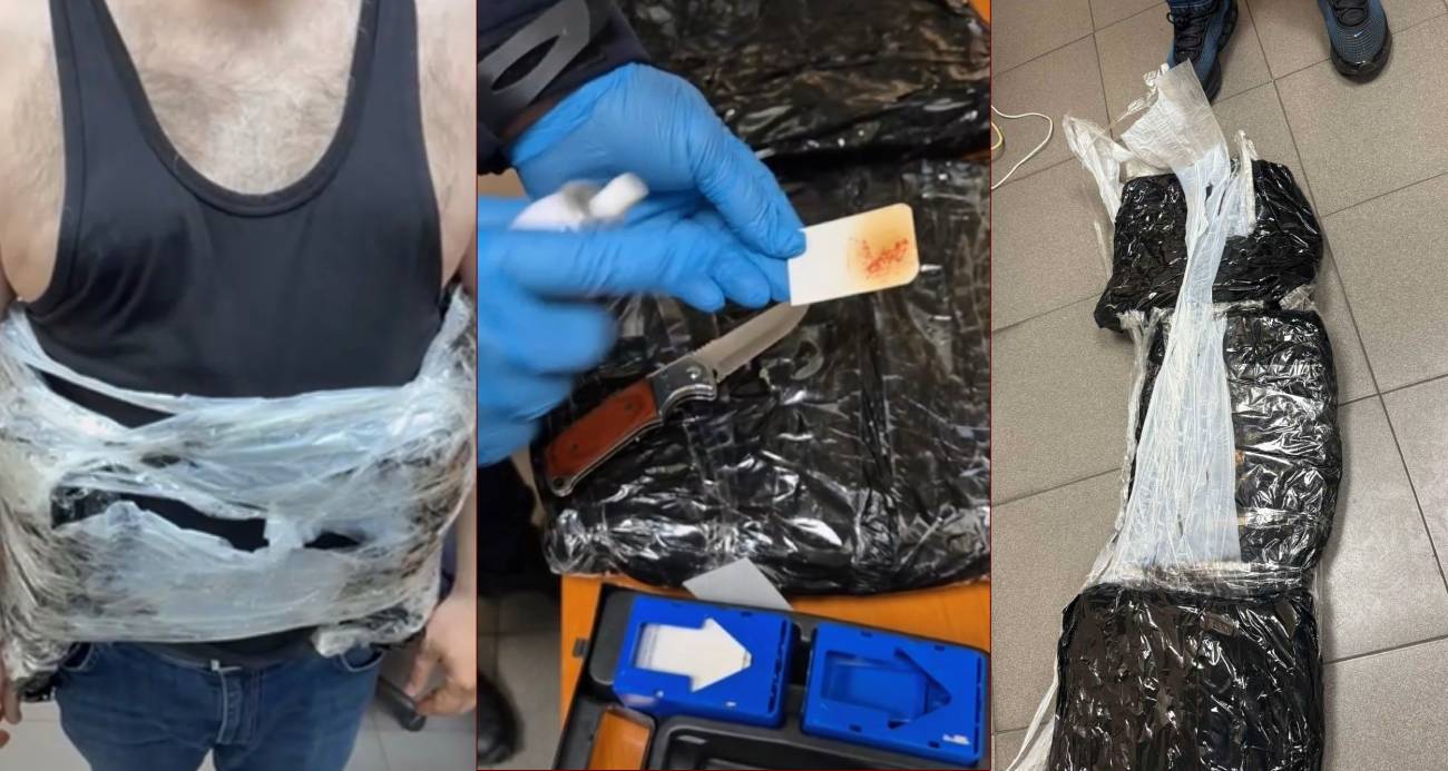 TÜRK YOLCUNUN BELİNDEN 5 KİLO 510 GRAM UYUŞTURUCU ÇIKTI 