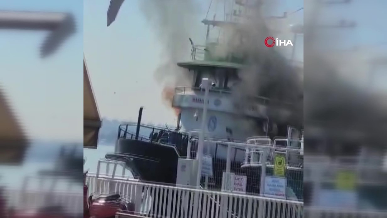 SARIYER’DE BALIKÇI TEKNESİNDEN ALEVLER YÜKSELDİ 