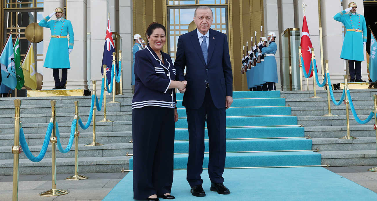 CUMHURBAŞKANI ERDOĞAN, YENİ ZELANDA GENEL VALİSİ KİRO’YU KABUL ETTİ 
