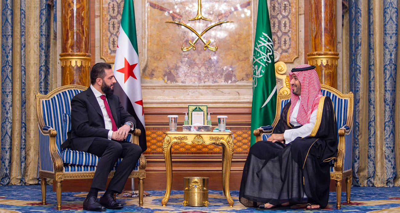 SURİYE DEVLET BAŞKANI EŞ-ŞARA, SUUDİ ARABİSTAN VELİAHT PRENSİ SELMAN İLE GÖRÜŞTÜ 