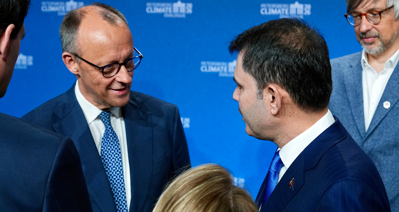 BAKAN KURUM, ALMANYA BAŞBAKANI MERZ İLE BİR ARAYA GELDİ 