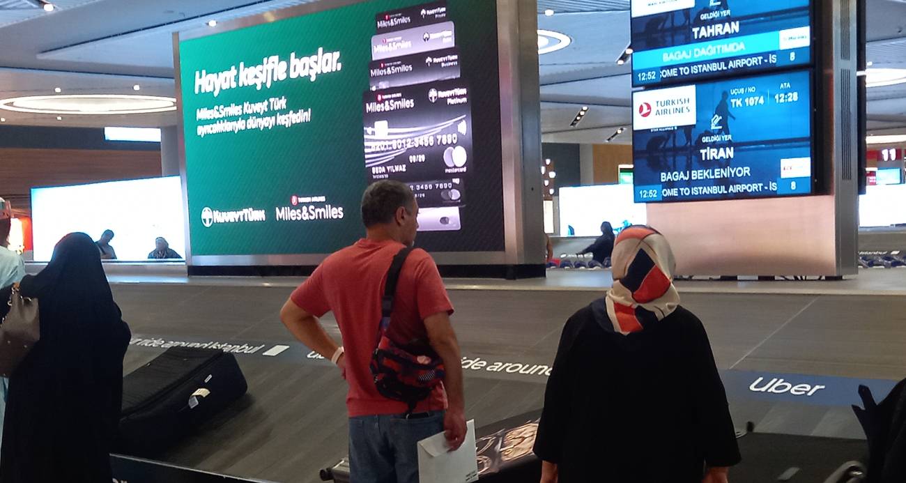 İSTANBUL HAVALİMANI’NDA İRAN UÇUŞLARI YENİDEN BAŞLADI 