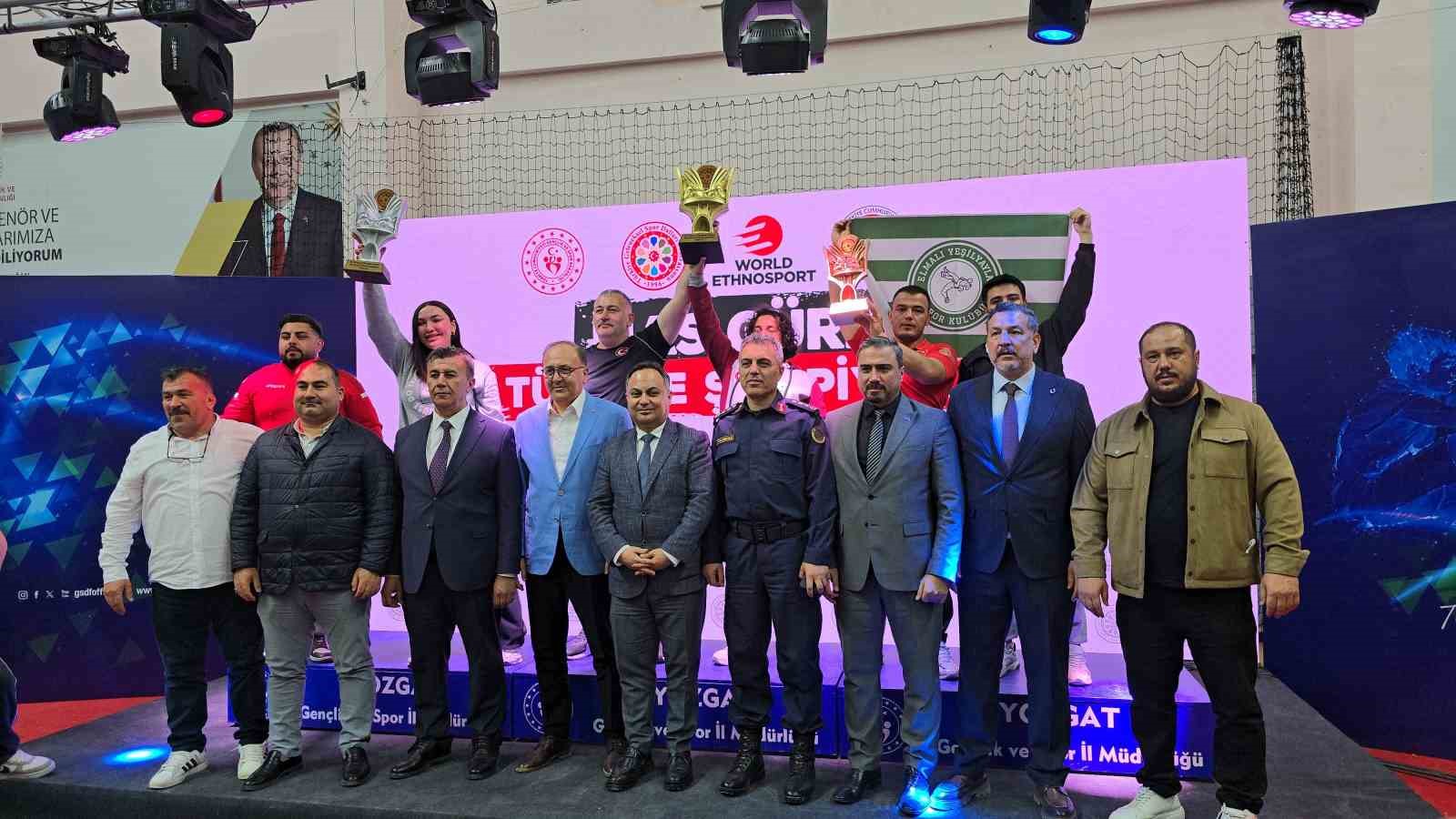 MAS GÜREŞİ TÜRKİYE ŞAMPİYONASI YOZGAT’TA SONA ERDİ 