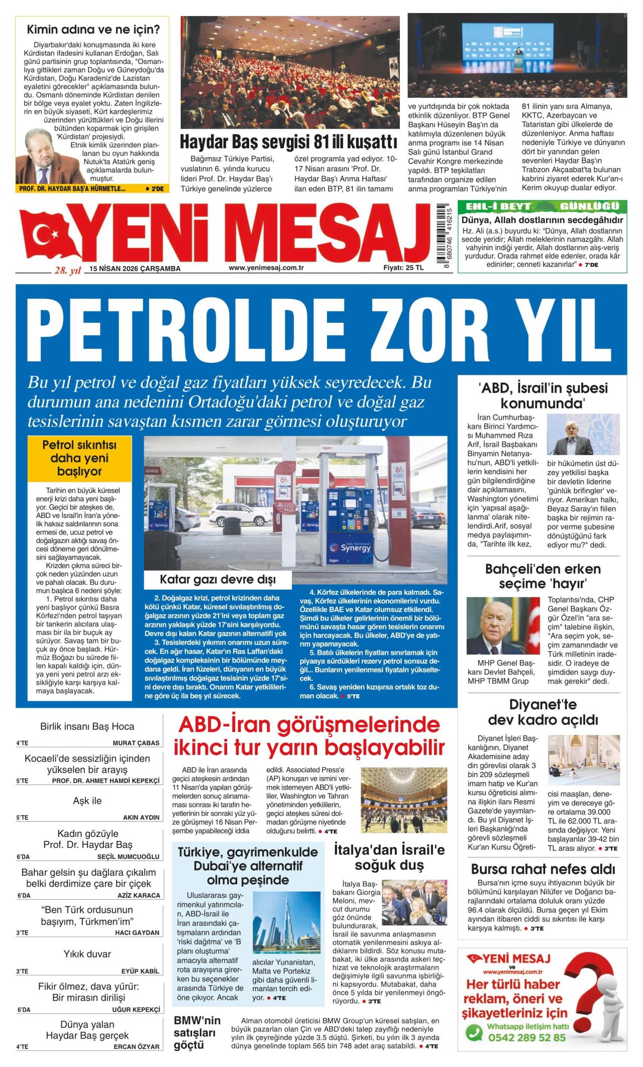Yeni Mesaj