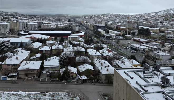 YOZGAT KENT MERKEZİNDE SÜRPRİZ 2 MAYIS İLKBAHAR KARI