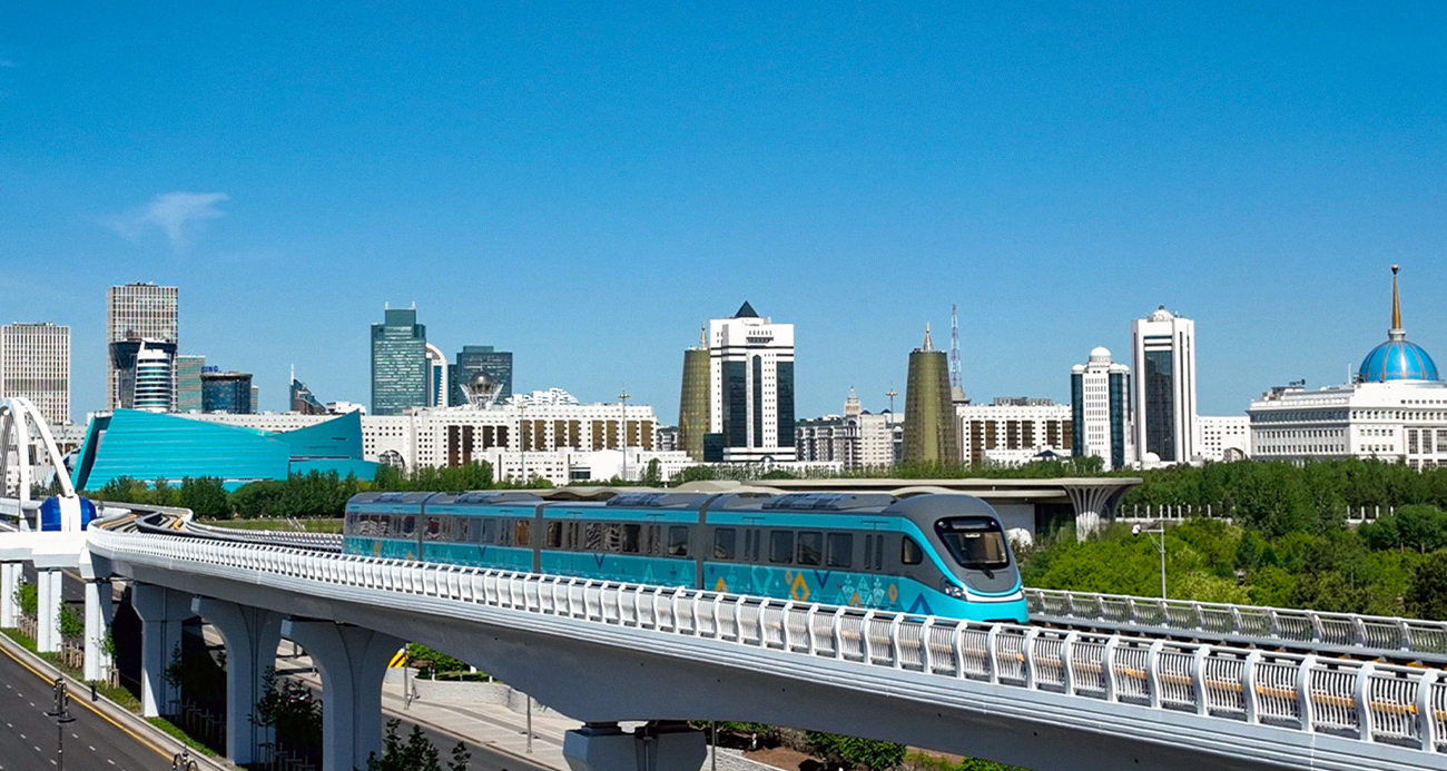 ASTANA’DA HAFİF RAYLI SİSTEM HİZMETE AÇILDI 