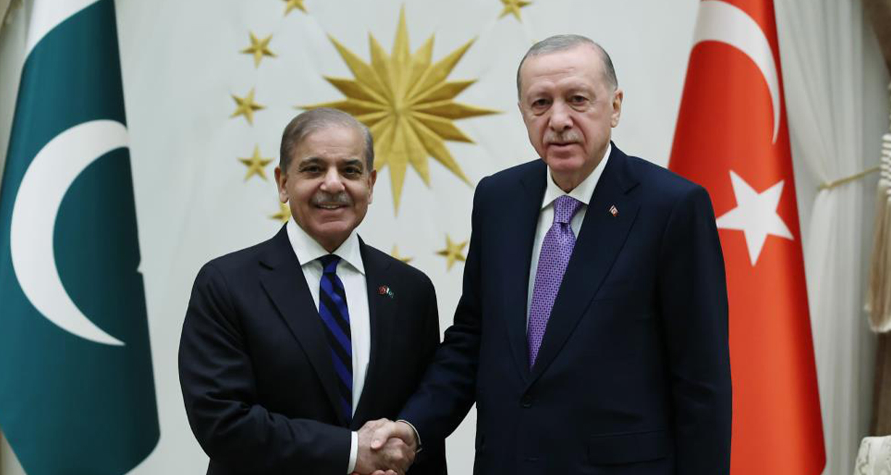 CUMHURBAŞKANI ERDOĞAN, PAKİSTAN BAŞBAKANI ŞERİF İLE TELEFONDA GÖRÜŞTÜ 
