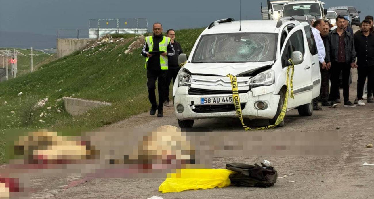 TİCARİ ARAÇ KOYUN SÜRÜSÜNE DALDI: ÇOBAN ÖLDÜ, 9 KOYUN TELEF OLDU 