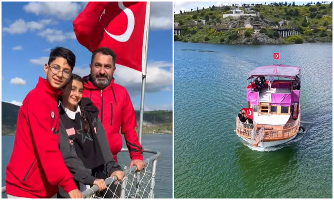 YOZGAT BOZKIRINDA MAVİ YOLCULUK : ÇEKEREK BARAJI'NDA TEKNE TURLARI BAŞLADI