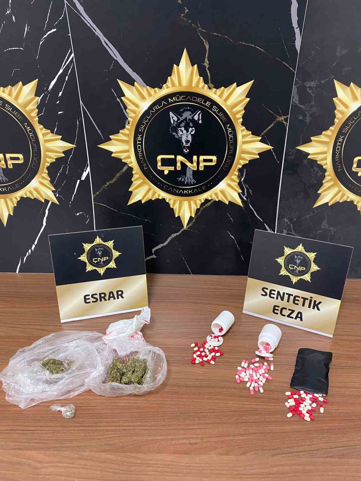 Çanakkale’de uyuşturucu taciri 4 şüpheli tutuklandı