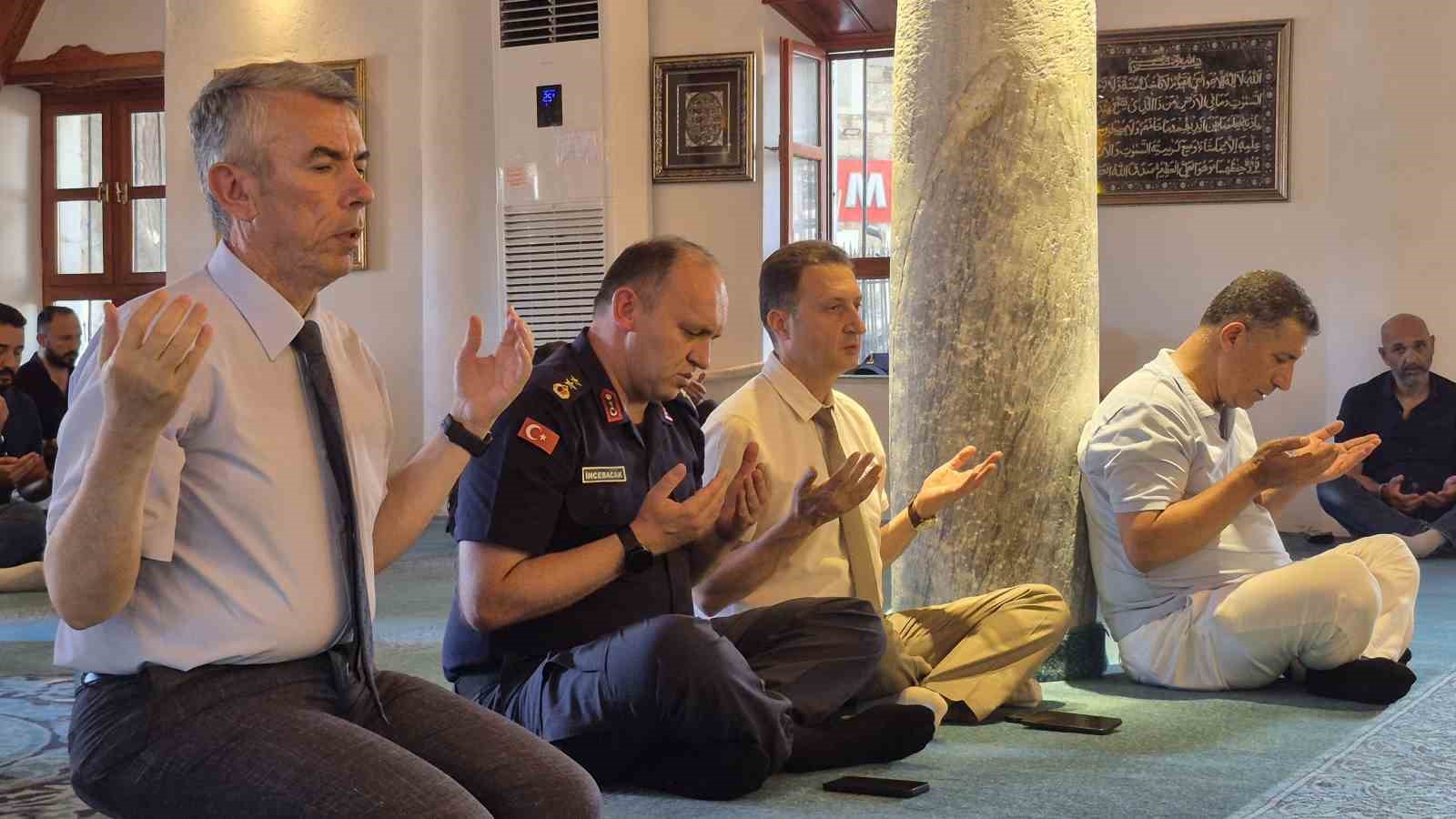 Şehit Ercan Yangöz için Kuran okundu