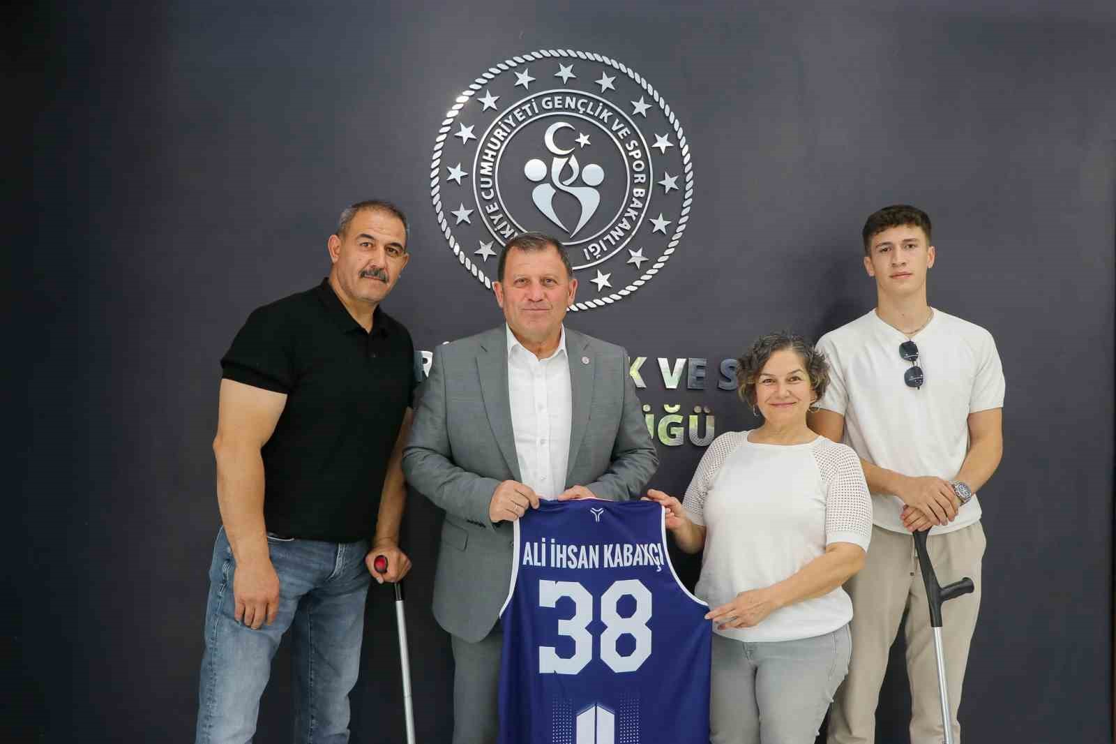 KAYSERİ BEDENSEL ENGELLİLER SPOR KULÜBÜ’NDEN KABAKCI’YA TEŞEKKÜR