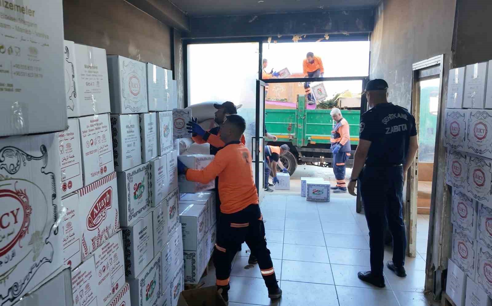 GAZİANTEP’TE 2 TON BOZUK KURU PASTA İMHA EDİLDİ