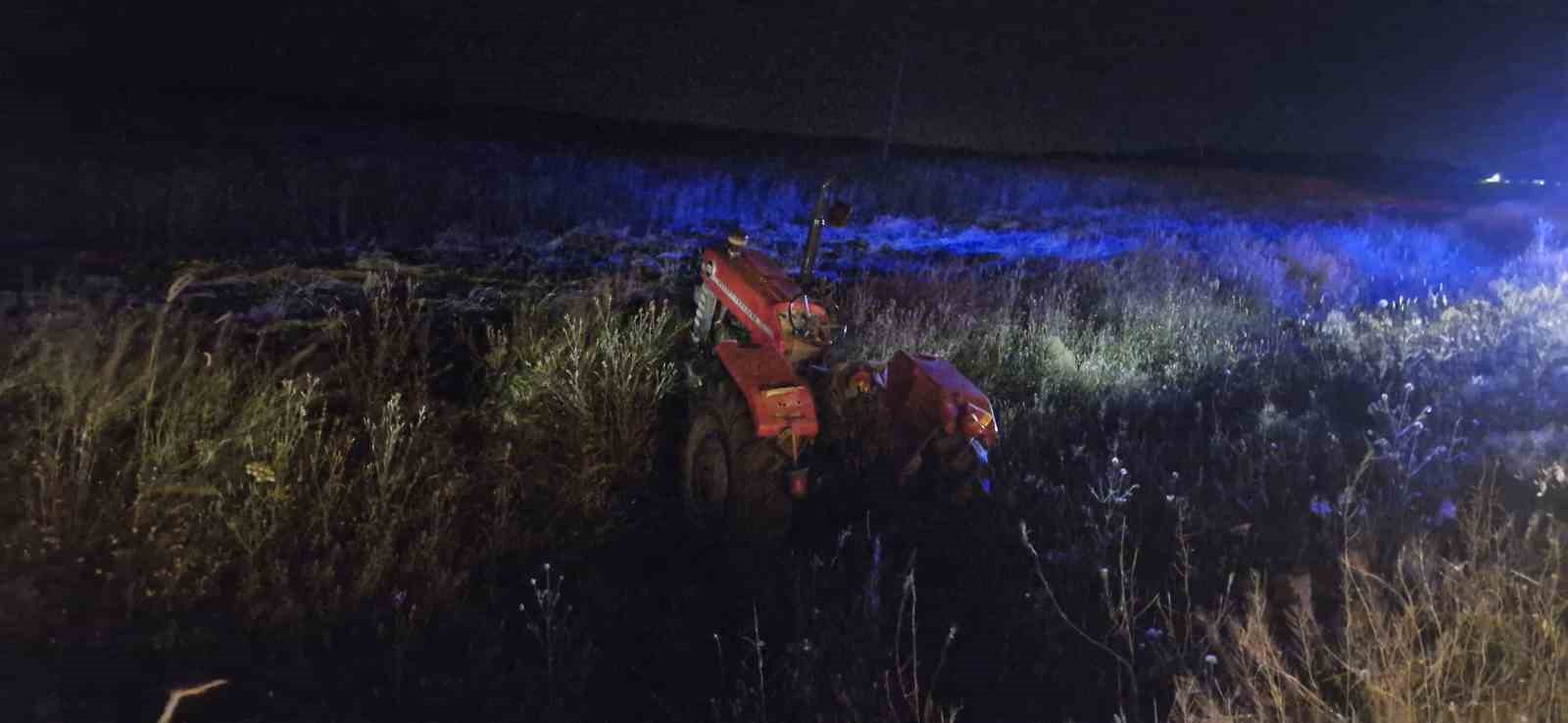 ÇORUM’DA KAMYON İLE TRAKTÖR ÇARPIŞTI: 1 ÖLÜ, 2 YARALI