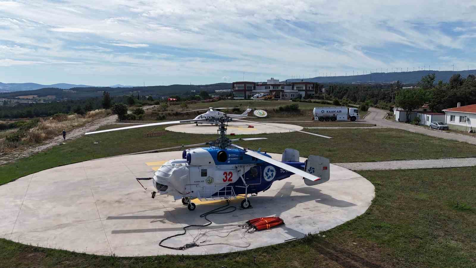 ÇANAKKALE’DE ATEŞ SAVAŞÇILARI 1 İHA, 4 UÇAK, 6 HELİKOPTER, 89 ARAZÖZ VE 1123 PERSONEL İLE YANGIN SEZONUNA HAZIR