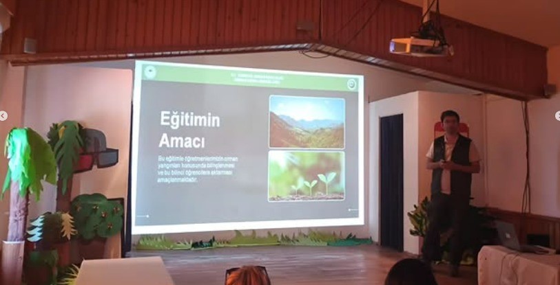 DATÇA’DA ÖĞRETMENLERE ORMAN YANGINI EĞİTİMİ