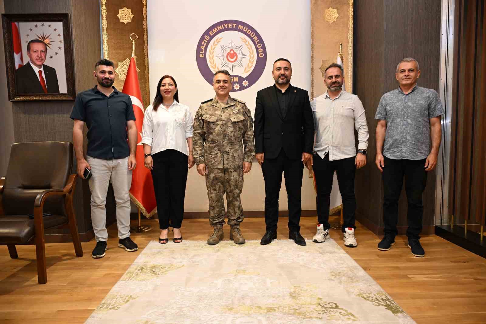 FHGC, ELAZIĞ EMNİYET MÜDÜRÜ KARAN’LA BİR ARAYA GELDİ