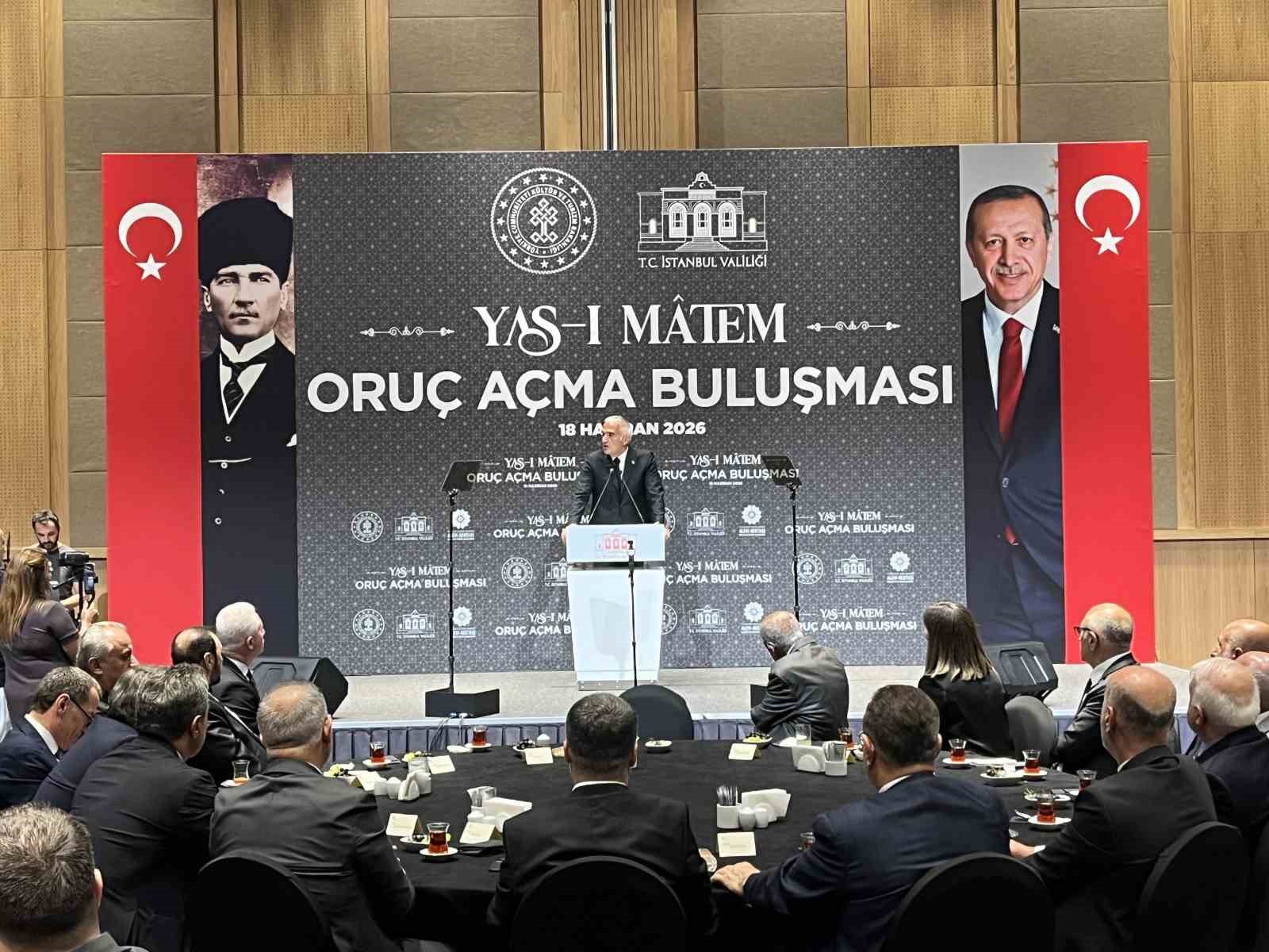 BAKAN ERSOY: "KERBELA’NIN EN ÖNEMLİ MESAJI ŞUDUR, ZULÜM HANGİ ÇAĞDA VE HANGİ COĞRAFYADA ORTAYA ÇIKARSA ÇIKSIN, KARŞISINDA DURMAK GEREKİR"