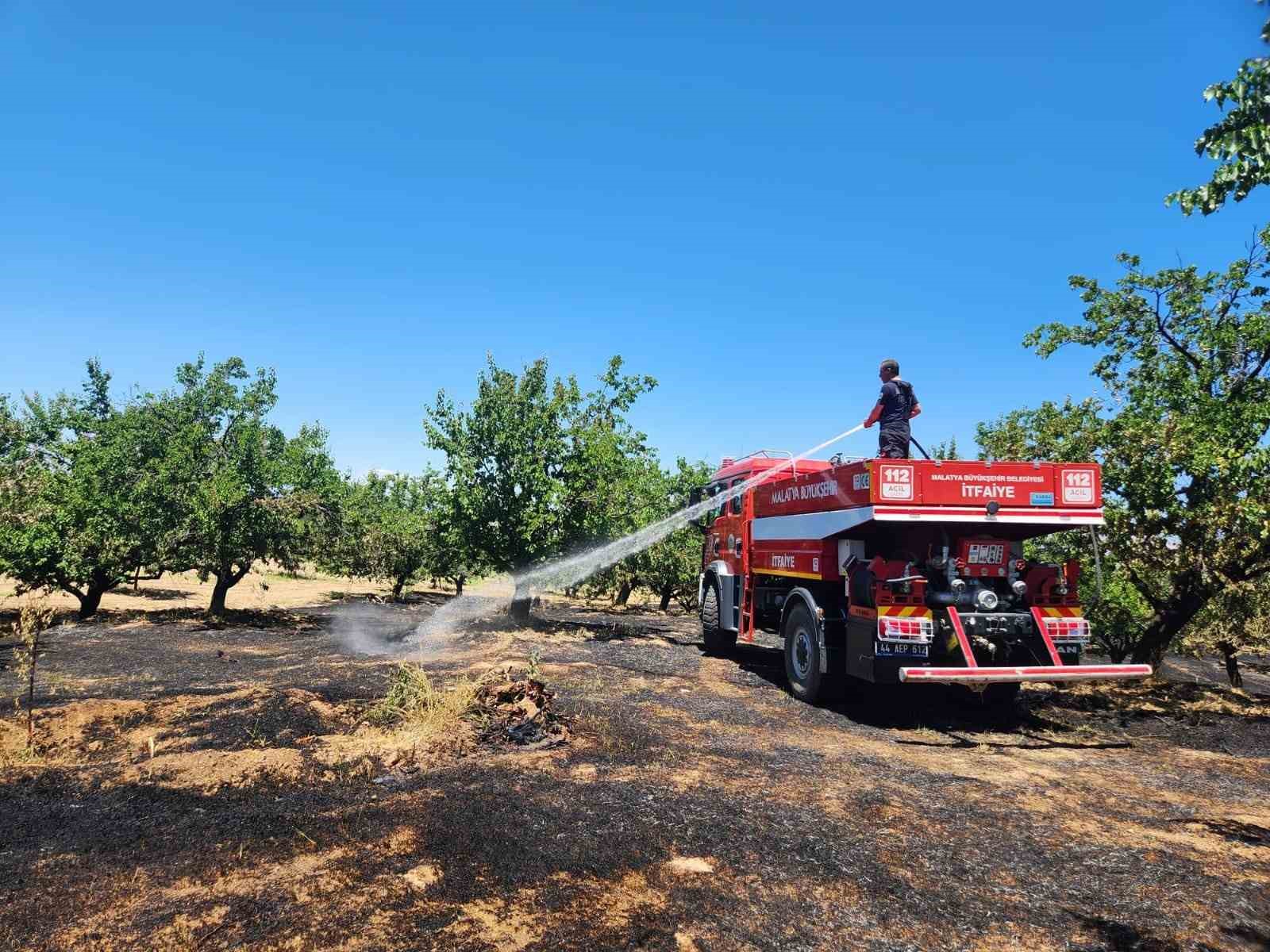 MALATYA’DA BAHÇE VE ORMAN YANGINI