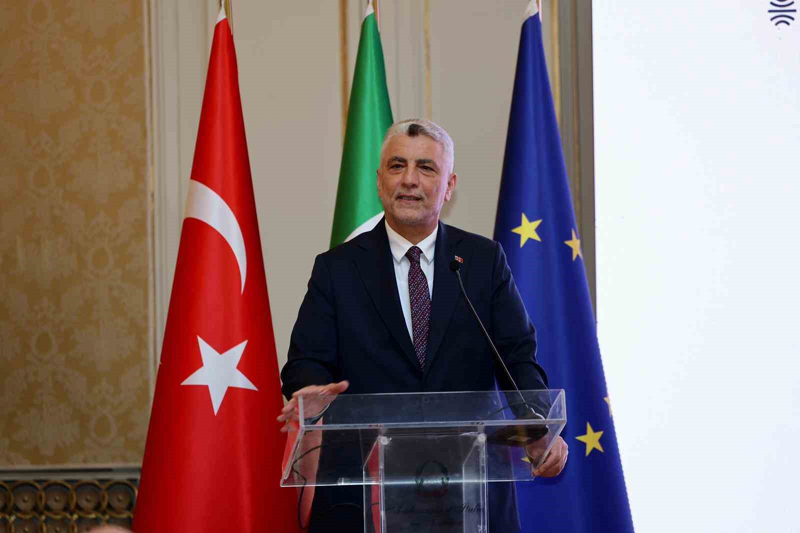 BAKAN BOLAT: ‘‘TÜRKİYE-İTALYA TİCARET HACMİ HEDEFİ 40 MİLYAR DOLAR’’