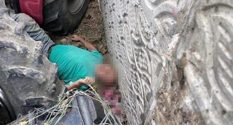 KULLANDIĞI TRAKTÖRÜN ALTINDA KALAN ÇİFTÇİ AĞIR YARALANDI