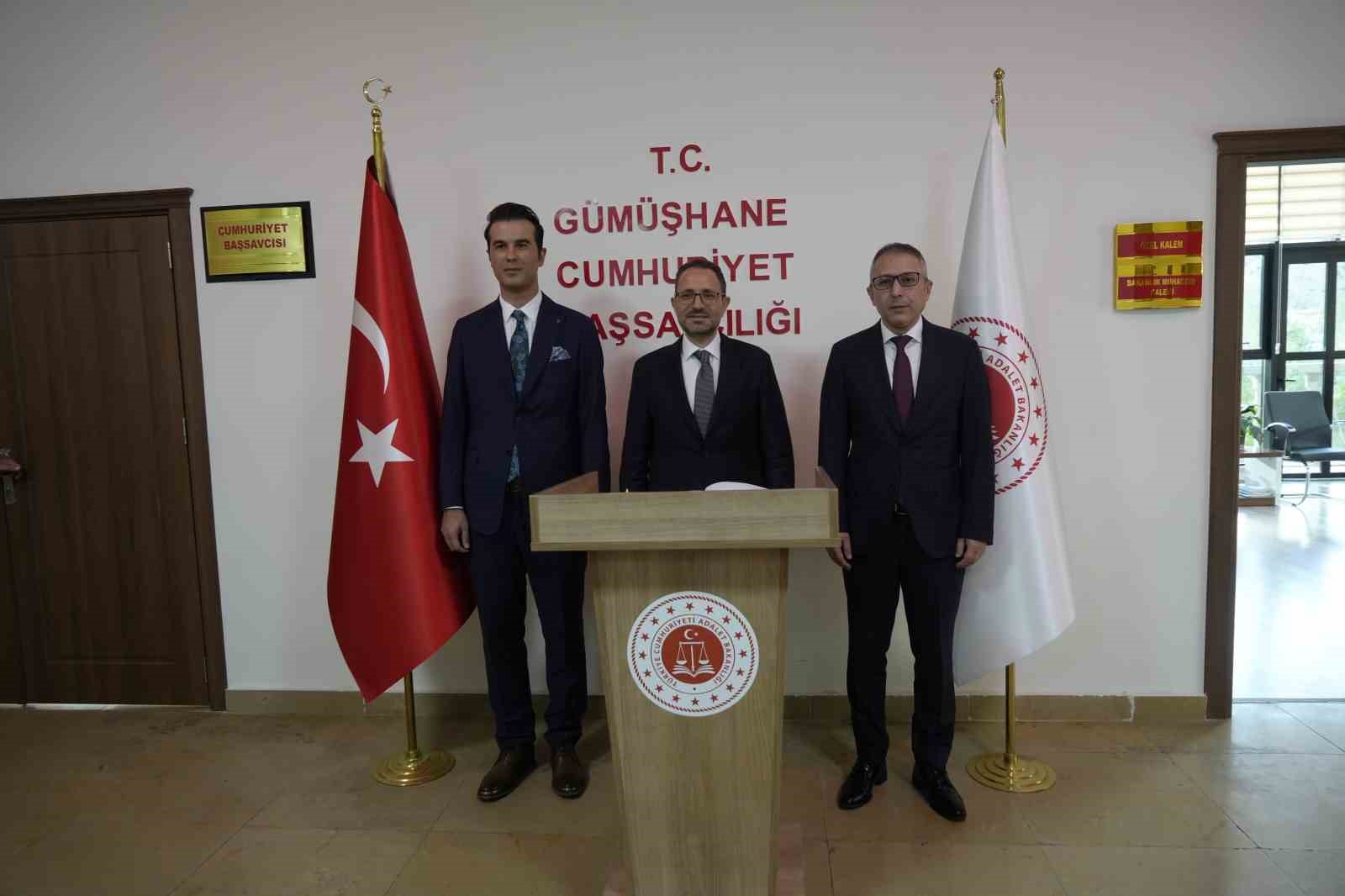 ADALET BAKAN YARDIMCISI AYYILDIZ, GÜMÜŞHANE’DE