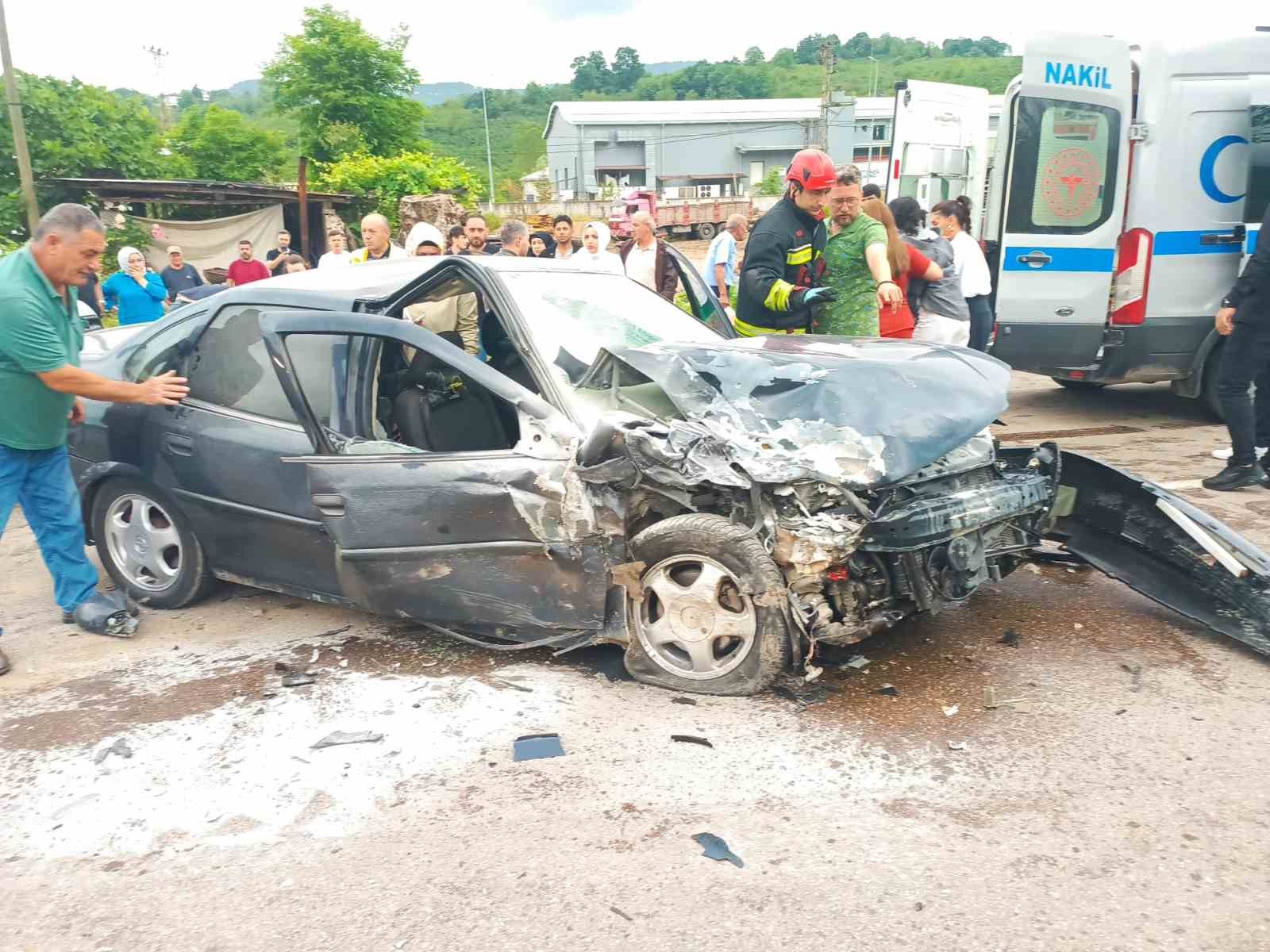 ORDU’DA TRAFİK KAZASI: 5 YARALI