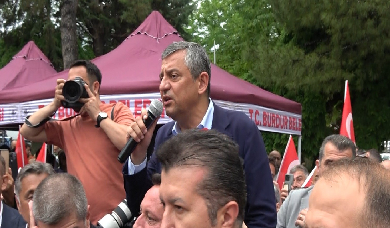 CHP GRUP BAŞKANI ÖZGÜR ÖZEL BURDUR’DA