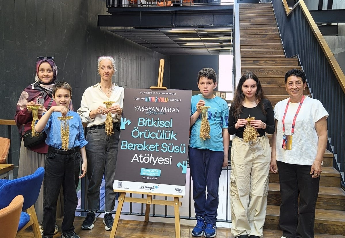 BAFRA PİRİNCİNİN BAŞAKLARI BEREKET SÜSÜ OLDU