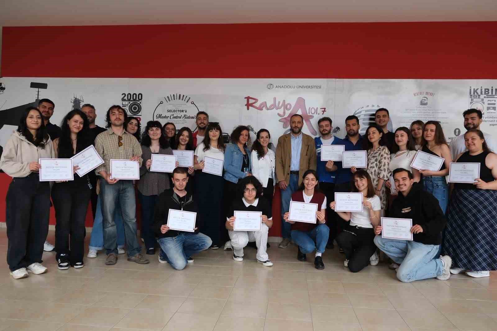 RADYO A’DA SERTİFİKA HEYECANI
