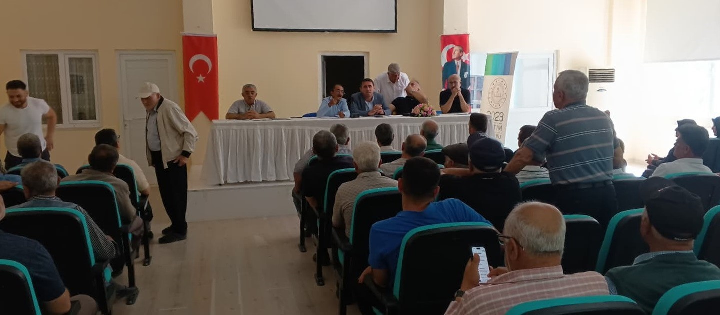 DEPREM KAYMALARINA KARŞI KADASTRO GÜNCELLEME TOPLANTISI YAPILDI