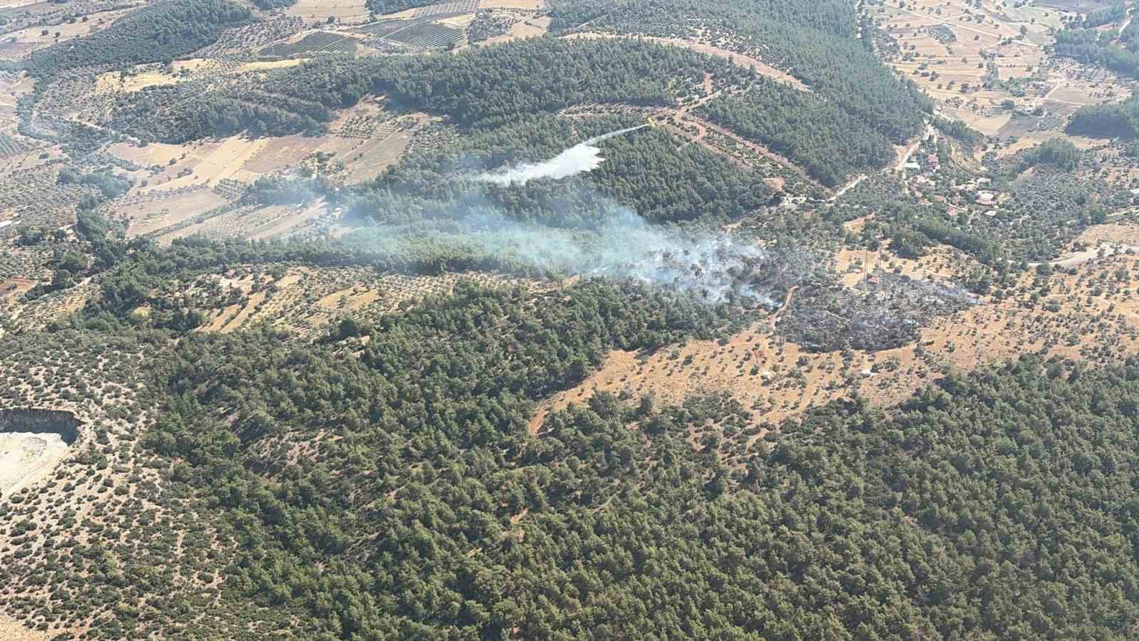 MİLAS’TA ÇIKAN ZİRAİ YANGIN KISA SÜREDE KONTROL ALTINA ALINDI