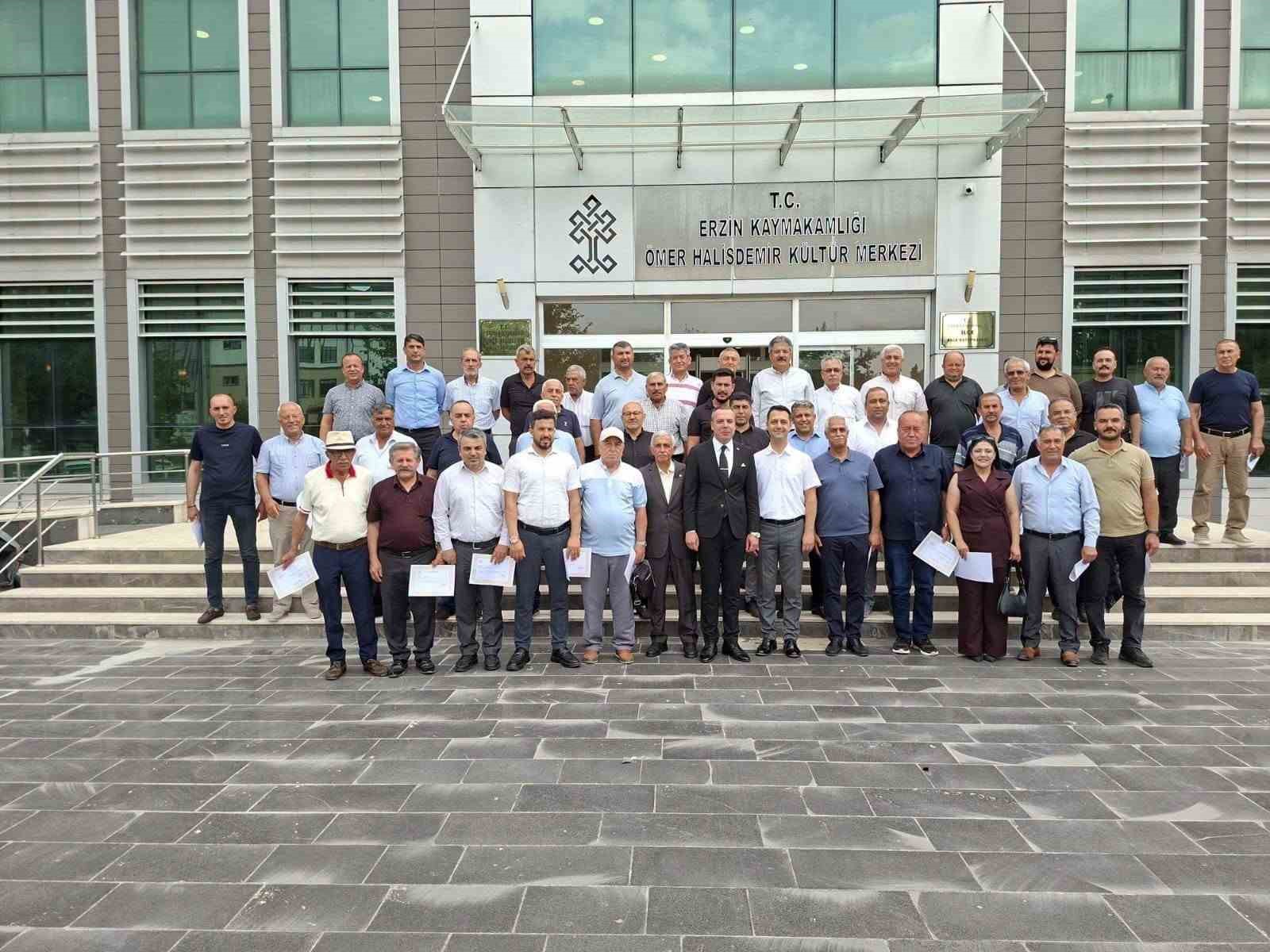 KAYMAKAM ÖZAYDIN, ERZİN’E VEDA ETTİ