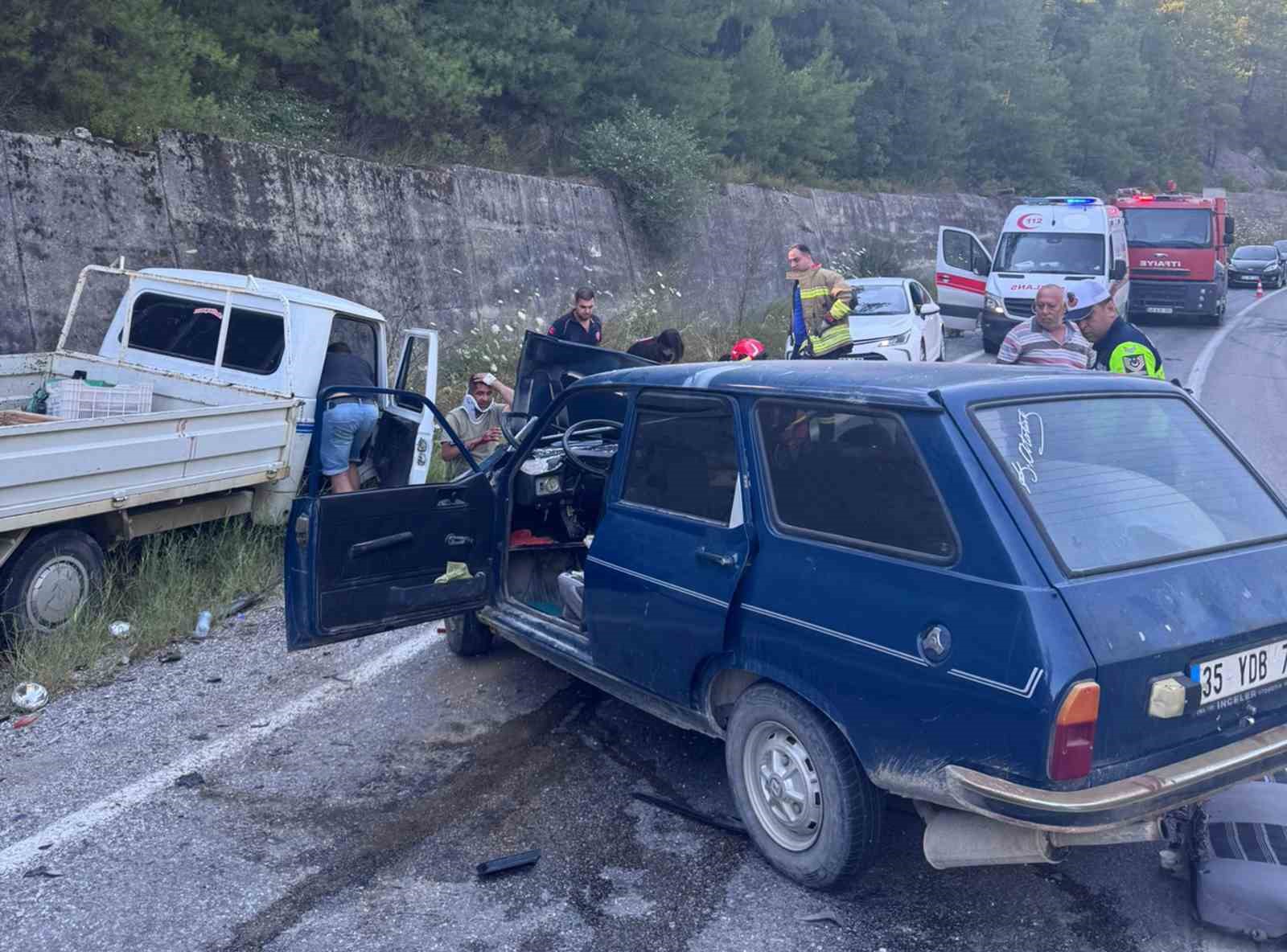 MİLAS’TA TRAFİK KAZASI: 2 YARALI