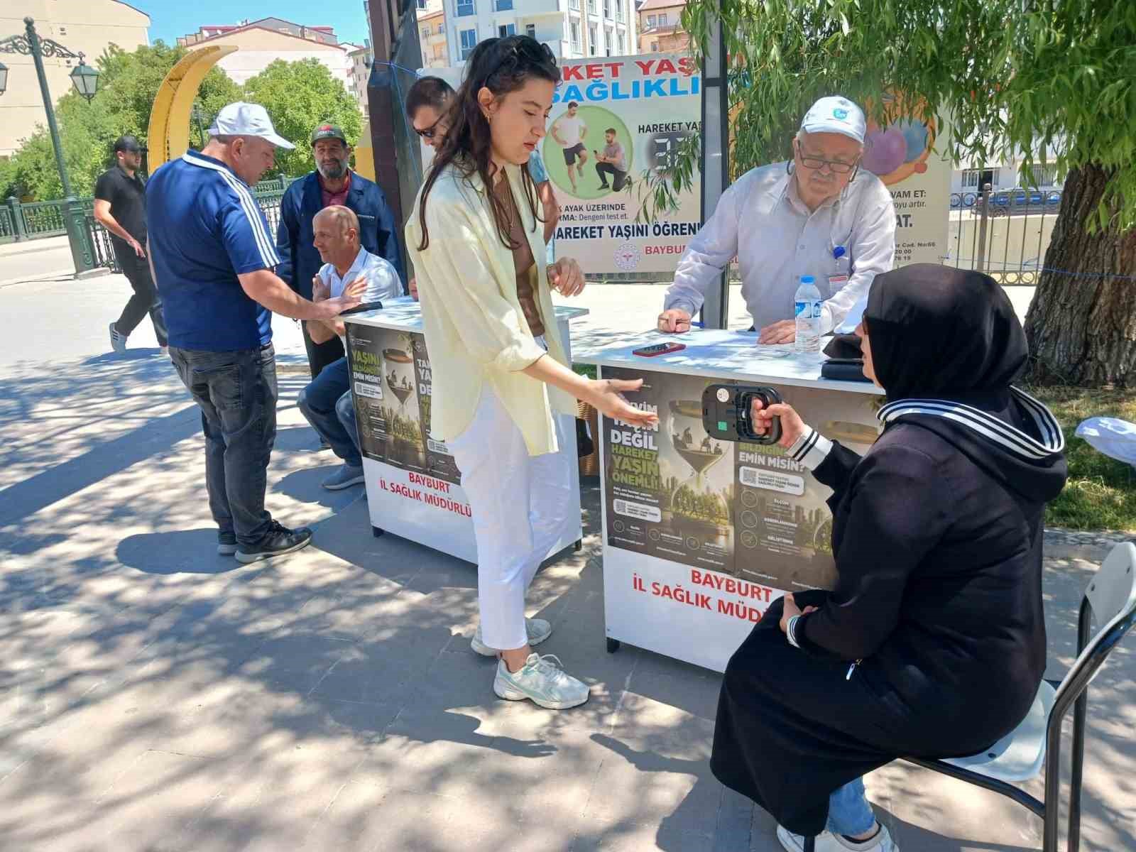 BAYBURT’TA HAREKET YAŞI TARAMALARI SÜRÜYOR