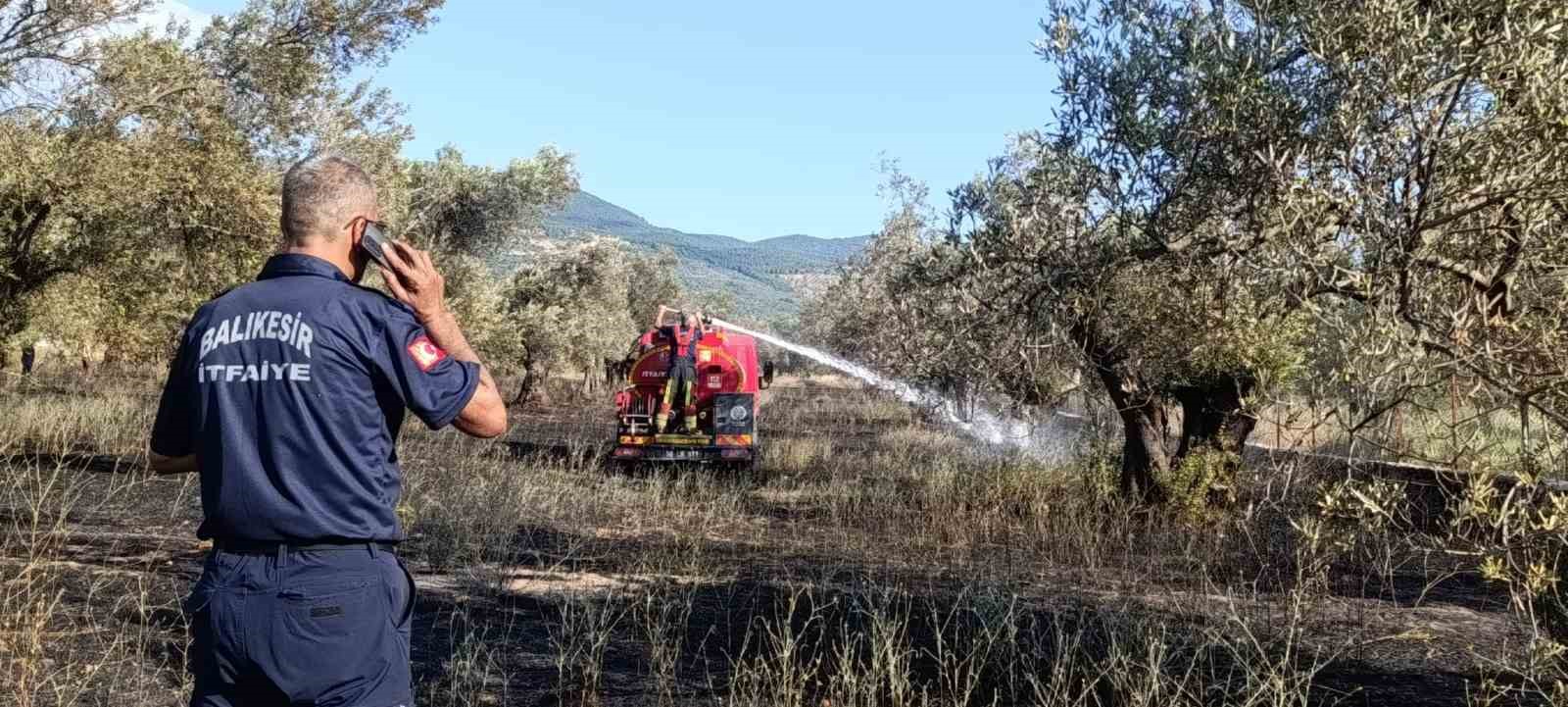 BALIKESİR ZİRAAT ODASI BAŞKANI DEMİRBAY: "BİR YILLIK EMEK BİR SİGARA İZMARİTİYLE KÜL OLMASIN"