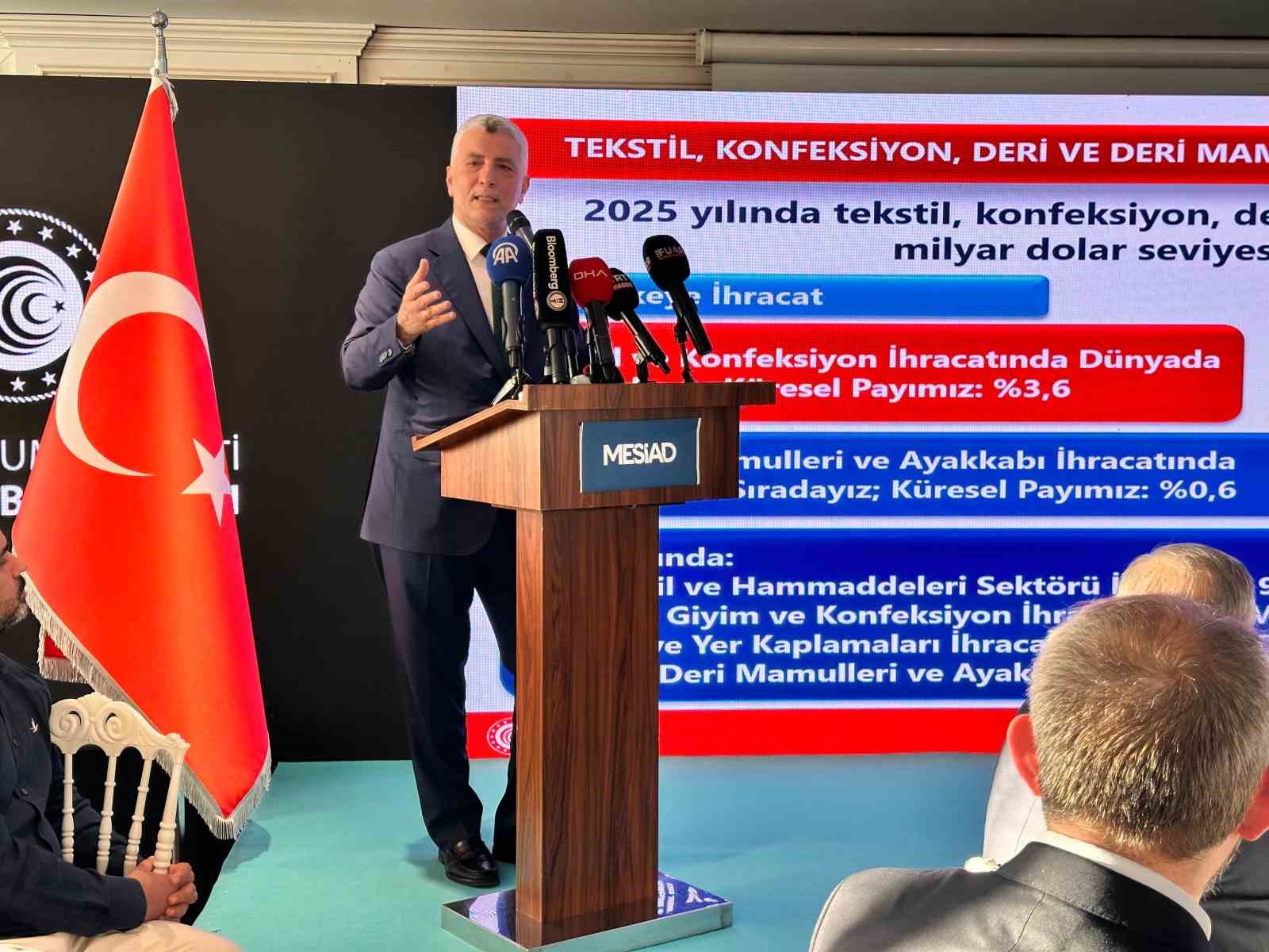 BAKAN BOLAT TEKSTİL VE HAZIR GİYİM SEKTÖRÜNÜ DEĞERLENDİRDİ