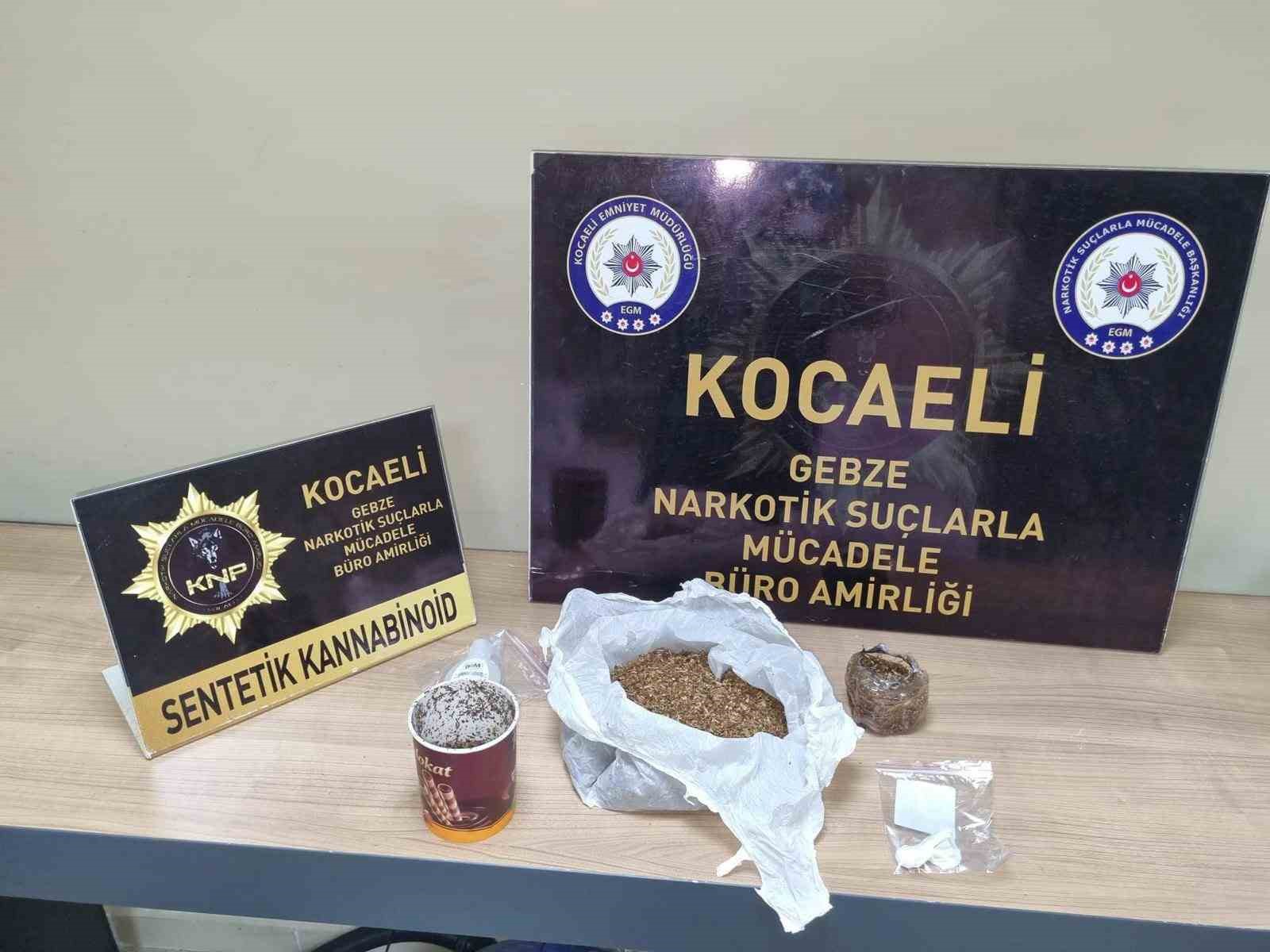 KOCAELİ’DE UYUŞTURUCU OPERASYONUNDA 2 TUTUKLAMA