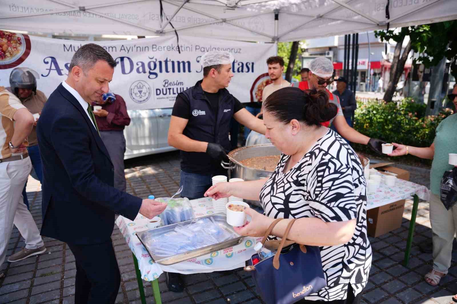 AŞURE İKRAMLARI SOMA VE AKHİSAR’DAN BAŞLADI